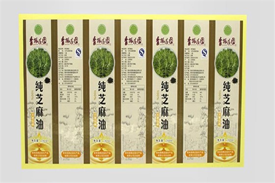 食品不干胶标签