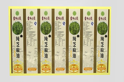 食品不干胶标签