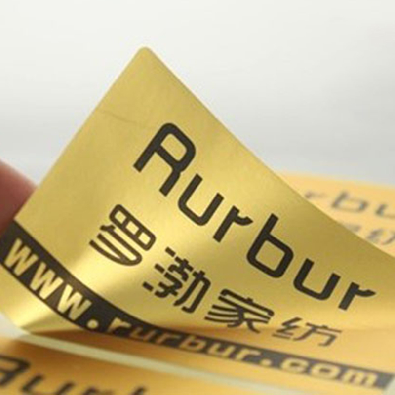 拉丝金标签 亮金标签 哑金标签